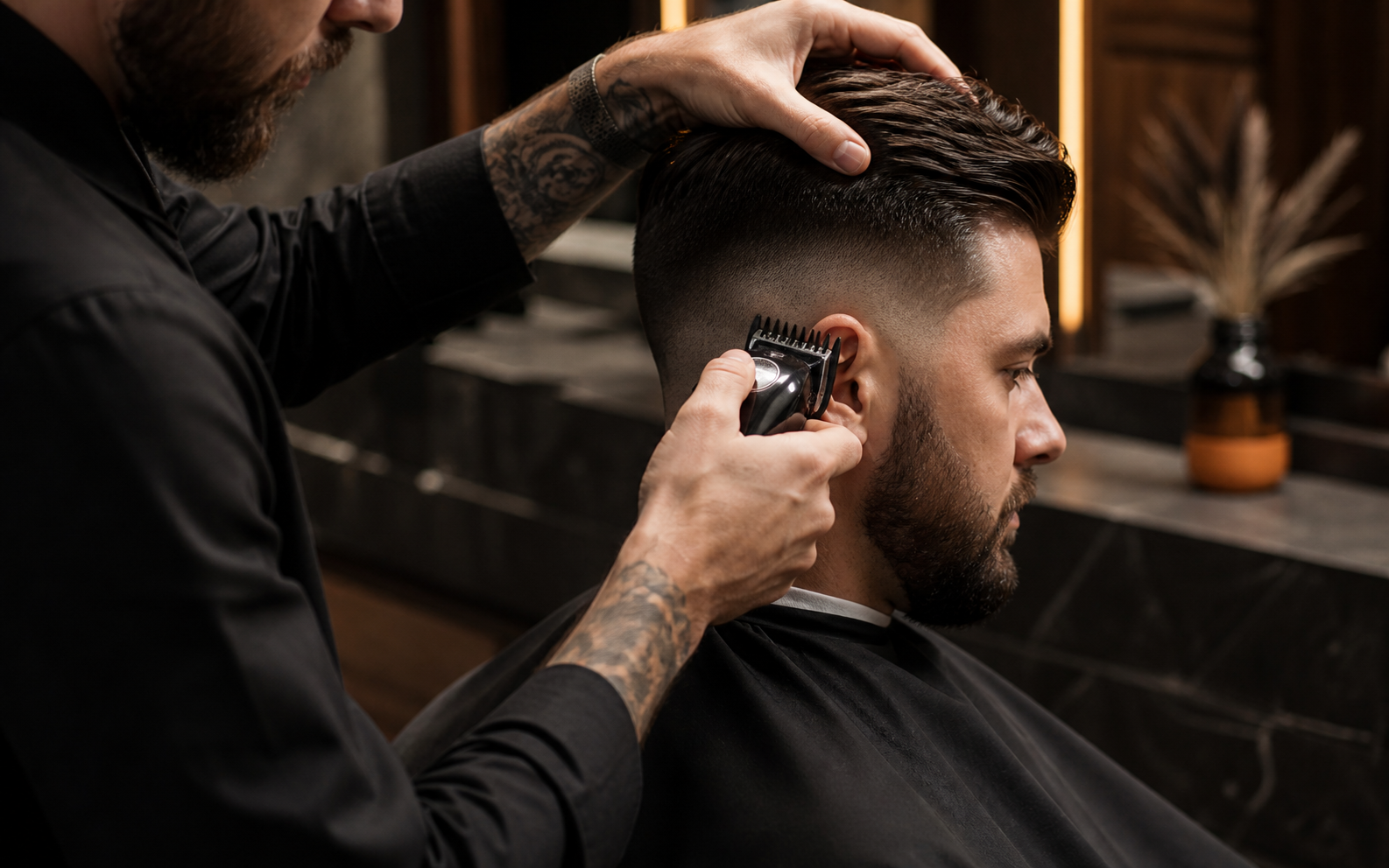 Stillroom Studio barber at work